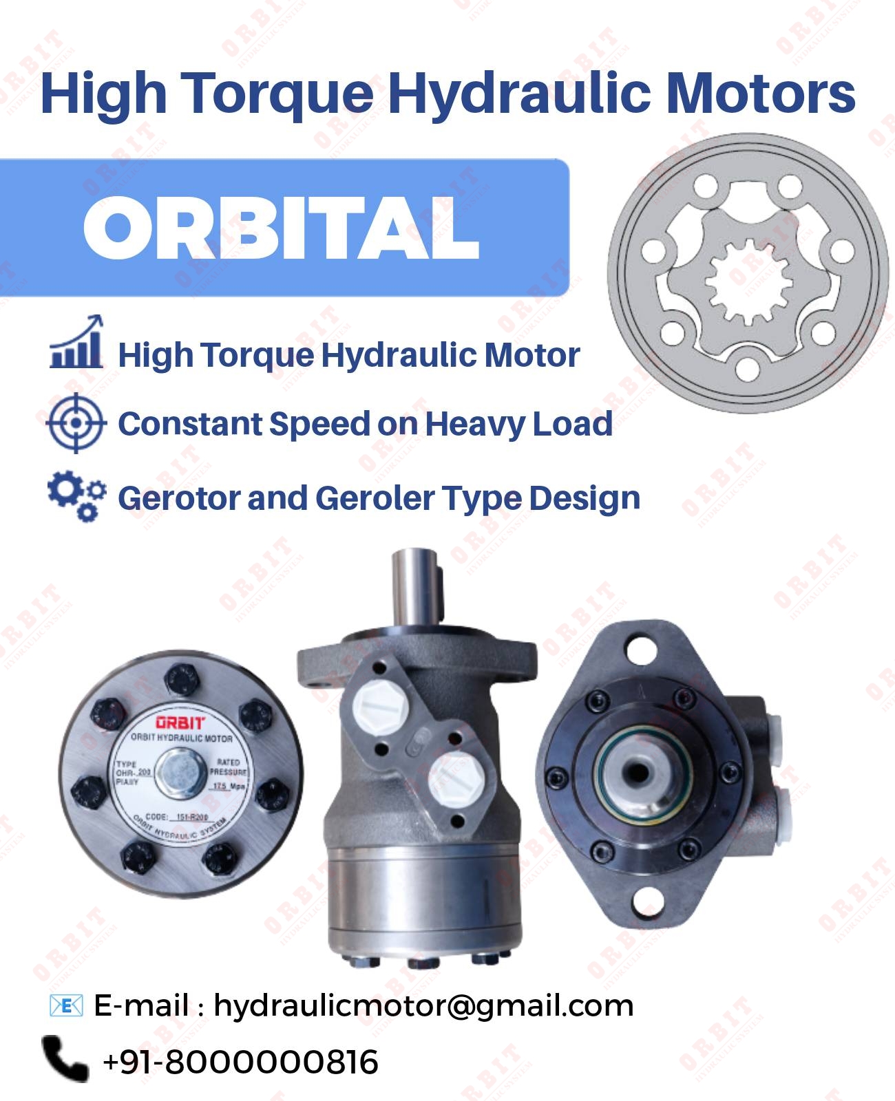 Danfoss OMM OMP OMR OMS Hydraulic Motor OMRX-200 83063105 White Hydraulic Motor In Ahmedabad Mumbai Pune Chennai Bangalore Delhi Kolkata Vasai Thane Coimbatore India