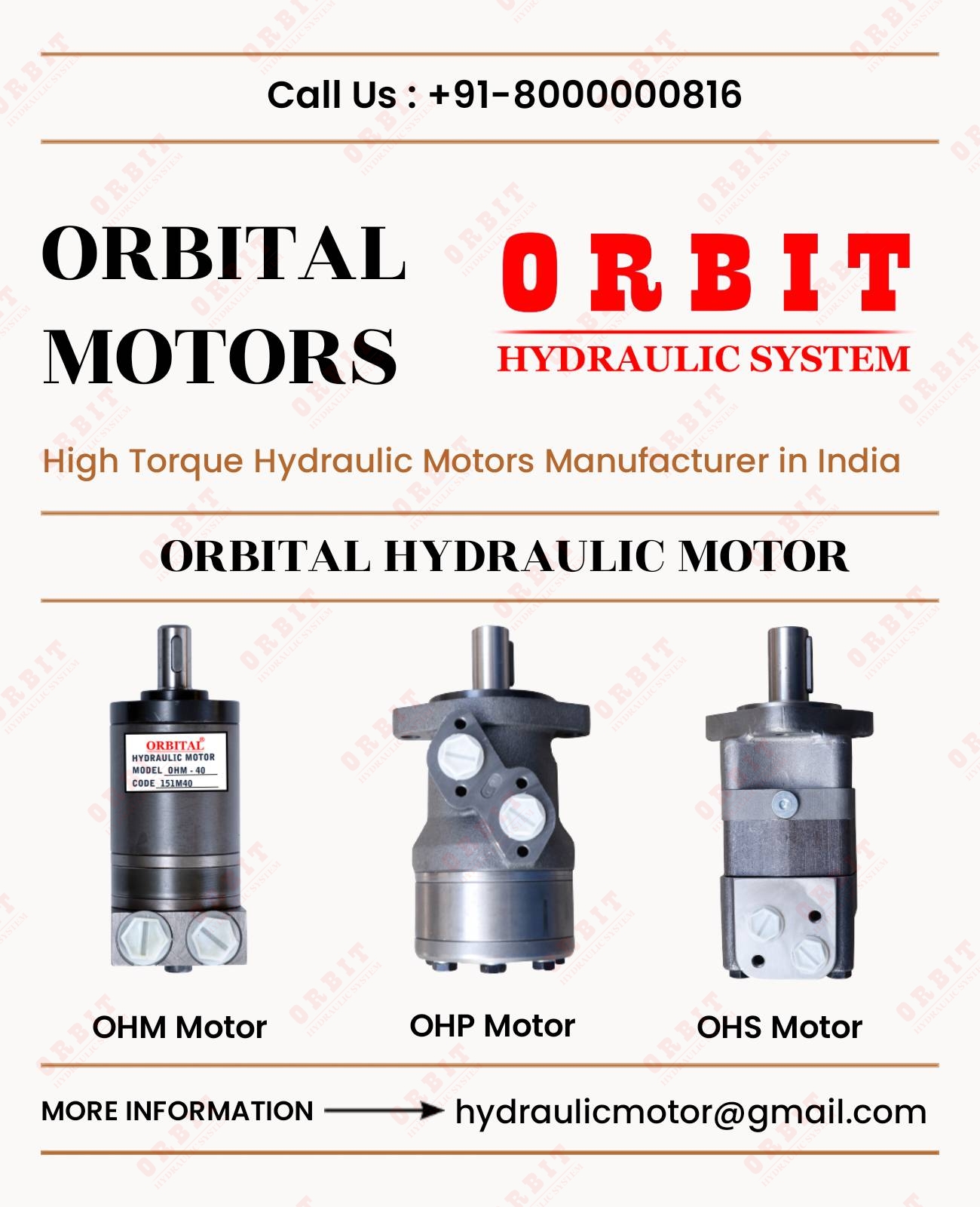 Danfoss OMM Hydraulic Motor In India WHITE DRIVE OMM 12.5 HYDRAULIC MINI MOTOR - END PORT VERSION