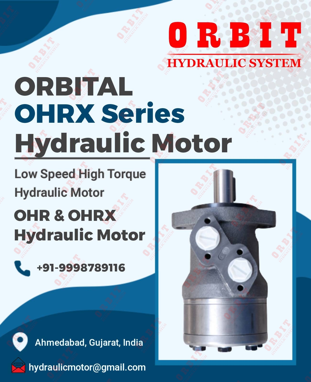 OMH-500 151H1025 White Hydraulic Motor In Ahmedabad Mumbai Pune Chennai Bangalore Hyderabad Nashik Indore Jaipur Delhi Coimbatore India